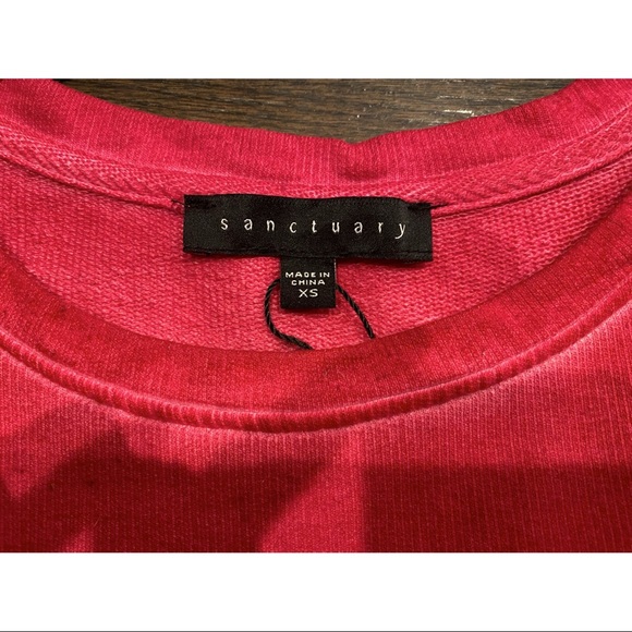 Pink Cold Shoulder Sweatshirt - Picture 5 of 5
